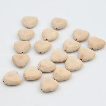 DIY Natural Wood Color 21mm Heart Beads 50Pcs Unfinished Wooden Teething Beads Wood for DIY Pacifier Clip Lollipop Attachment
DIY Natural Wood Color 21mm Heart Beads 50Pcs Unfinished Wooden Teething Beads Wood for DIY Pacifier Clip Lollipop Attachment