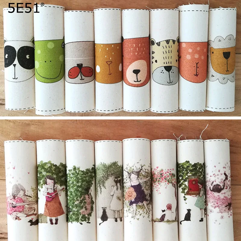 Handmade cloth DIY cotton canvas fabric / positioning cloth hand dyed patchwork cloth digital printing cute cartoon animal
Handmade cloth DIY cotton canvas fabric / positioning cloth hand dyed patchwork cloth digital printing cute cartoon animal