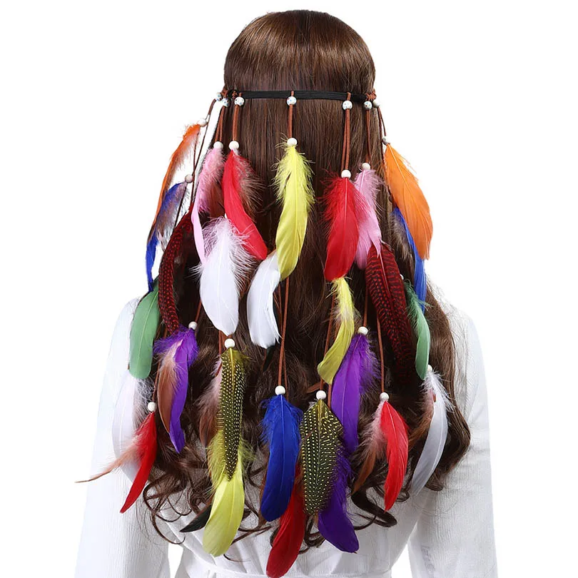 Head Band AWAYTR Halloween Female Peacock Feather Headband Hair Accessories Bohemian Style Long Drop Decorative Party Tiara 2018
Head Band AWAYTR Halloween Female Peacock Feather Headband Hair Accessories Bohemian Style Long Drop Decorative Party Tiara 2018