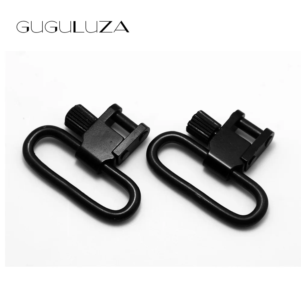 GUGULUZA Rifle Sling Swivels Black 1-1/4" inch Gun Swivels Quick Release Shotgun 2 pcs
GUGULUZA Rifle Sling Swivels Black 1-1/4" inch Gun Swivels Quick Release Shotgun 2 pcs