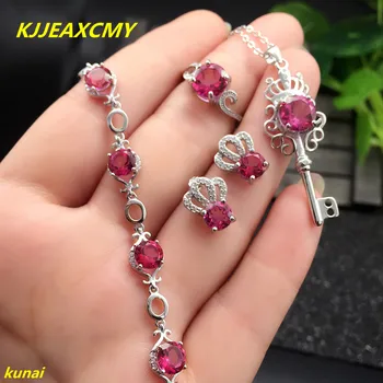 KJJEAXCMY boutique jewels 925 silver inlay natural pink topaz ring pendant earrings bracelet 4 suit jewelry necklace sent
KJJEAXCMY boutique jewels 925 silver inlay natural pink topaz ring pendant earrings bracelet 4 suit jewelry necklace sent
