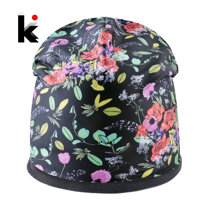 Female Winter Hats Print Flower Beanies Ladies Warm Thick plus velvet Caps Women Outdoor Casual Bonnet Femme Fashion Ski Hat
Female Winter Hats Print Flower Beanies Ladies Warm Thick plus velvet Caps Women Outdoor Casual Bonnet Femme Fashion Ski Hat