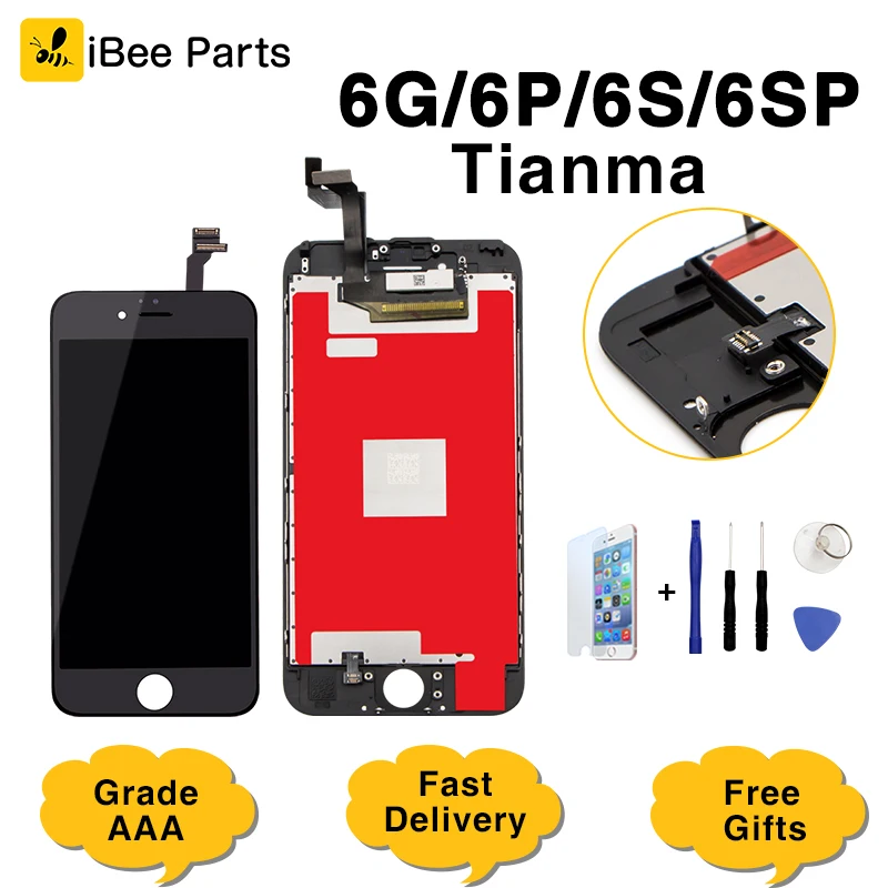 1PCS For Tianma For iPhone 6 6 Plus 6S 6S Plus LCD Screen Dispaly Good Touch Digitizer Replacement Free Shipping
1PCS For Tianma For iPhone 6 6 Plus 6S 6S Plus LCD Screen Dispaly Good Touch Digitizer Replacement Free Shipping