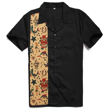 2019 New Designs Novelty Printing Tattoo Male Top Brand Cotton Rockabilly Hiphop Vintage 40s American Club Plus Size XXL Shirts
2019 New Designs Novelty Printing Tattoo Male Top Brand Cotton Rockabilly Hiphop Vintage 40s American Club Plus Size XXL Shirts