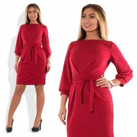 Fashion-Plus-Size-Winter-Dress-2017-New-Big-Size-Women-Clothing-Flare-Sashes-Ladies-Office-Dress.jpg_200x200