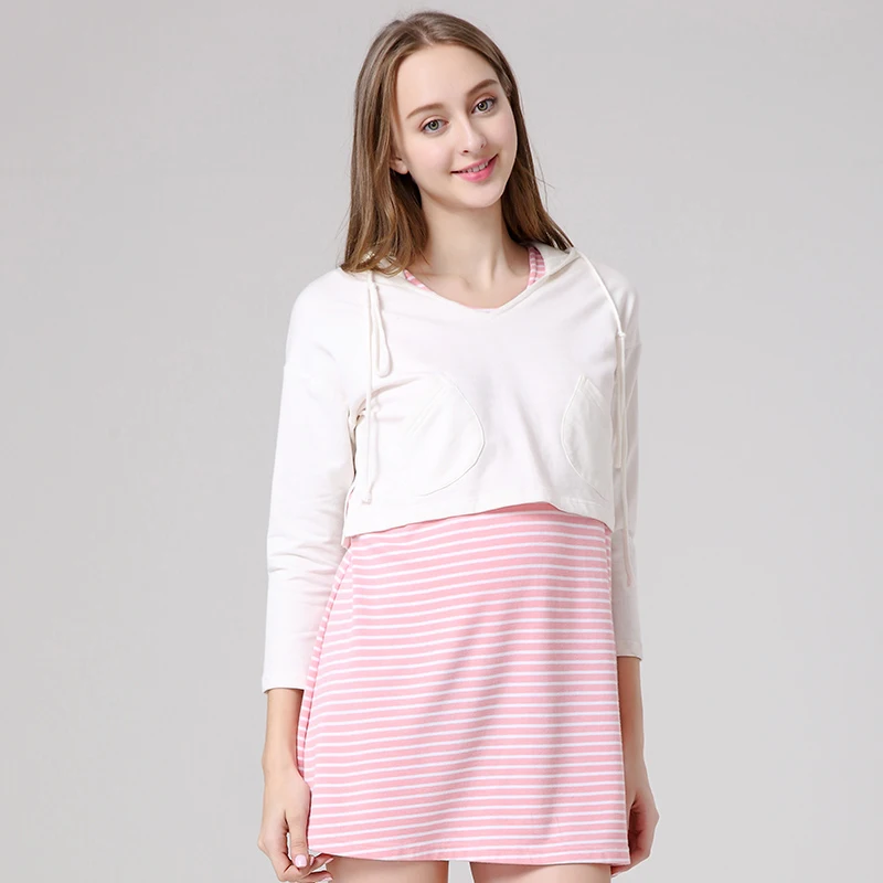 Breastfeeding Clothes Summer nursing dress Pregnant Clothes Strip Print Casual Plus Size Maternity Dress
Breastfeeding Clothes Summer nursing dress Pregnant Clothes Strip Print Casual Plus Size Maternity Dress
