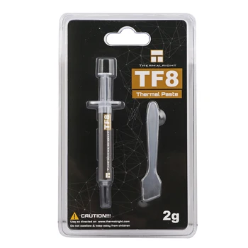 TF8 2g Thermal Grease Paste Compound Silicone Conductive Heatsink Plaster for notebook/ CPU GPU Block Cooling Heat Sink
TF8 2g Thermal Grease Paste Compound Silicone Conductive Heatsink Plaster for notebook/ CPU GPU Block Cooling Heat Sink
