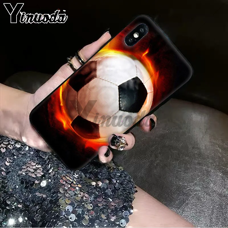 Fire Football Soccer Ball