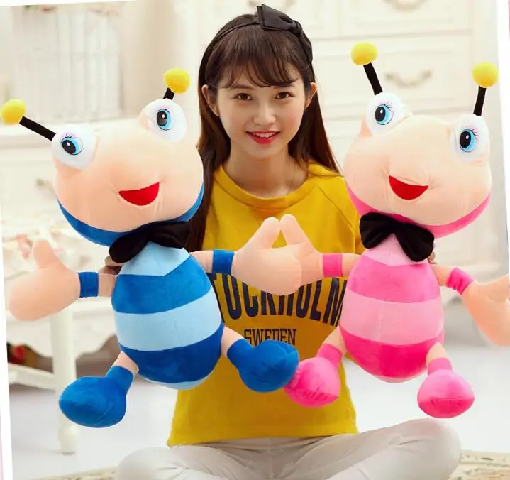 candice guo! Super cute plush toy lovely happy couple tie ant stuffed doll decoration girls kids birthday Christmas gift 1pc
candice guo! Super cute plush toy lovely happy couple tie ant stuffed doll decoration girls kids birthday Christmas gift 1pc