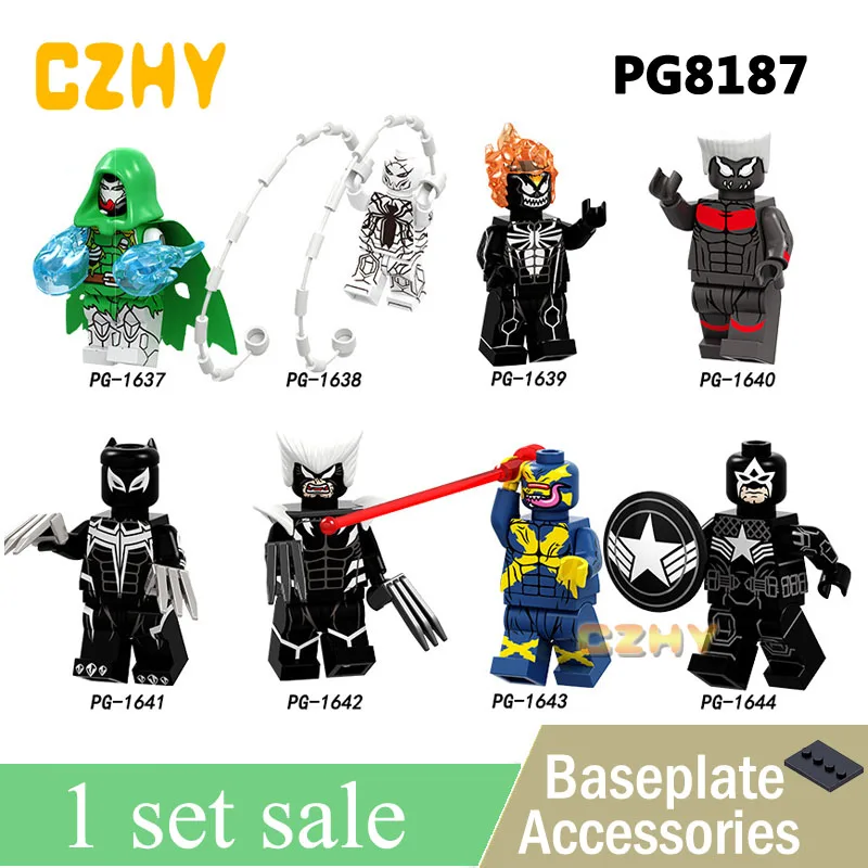 Marvel Super Heroes Figure Building Blocks Destruction Venom Panther Spiderman Steel Lux Bricks Toys For Children PG8187
Marvel Super Heroes Figure Building Blocks Destruction Venom Panther Spiderman Steel Lux Bricks Toys For Children PG8187