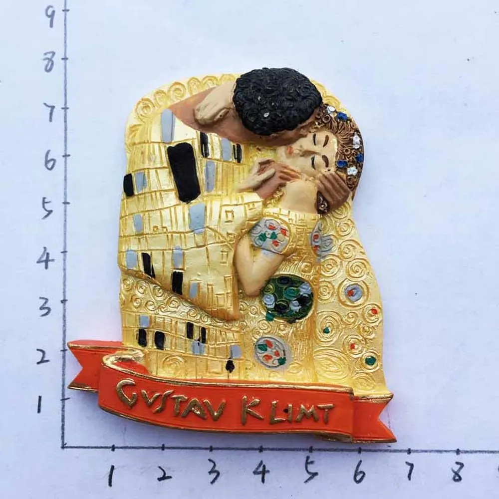 1pcs Europe Austria Vienna Painter Gustav Klimt Kiss Tourist Souvenir Fridge Magent Refrigerator Stickers Home Decor
1pcs Europe Austria Vienna Painter Gustav Klimt Kiss Tourist Souvenir Fridge Magent Refrigerator Stickers Home Decor