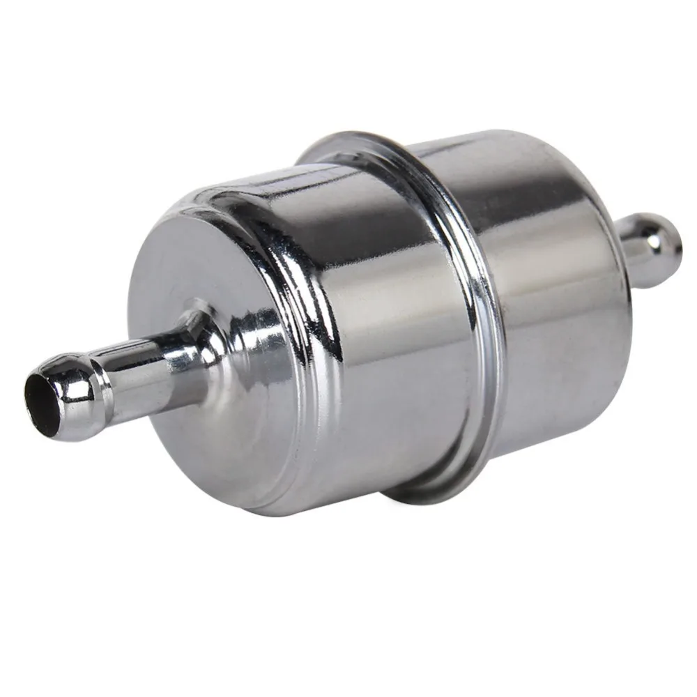 CarBole High Performance 9746 Chrome Plated Fuel filter Canister Fits 3/8 Inch Hose For Chevy For Ford Mopar
CarBole High Performance 9746 Chrome Plated Fuel filter Canister Fits 3/8 Inch Hose For Chevy For Ford Mopar
