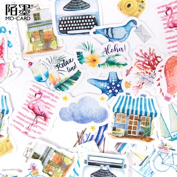 46 pcs/pack Travel To The Seaside Decorative Stationery Stickers Scrapbooking DIY Diary Album Stick Label
46 pcs/pack Travel To The Seaside Decorative Stationery Stickers Scrapbooking DIY Diary Album Stick Label