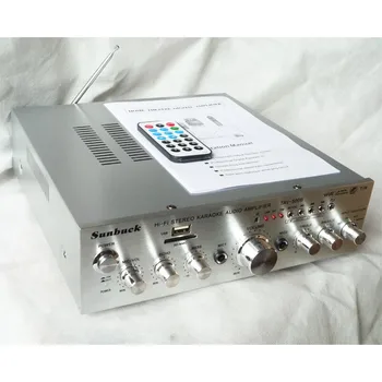 KYYSLB HOME amplifier TAV-500BT 220V power bluetooth amplifier 100w+100w card ring cow with remote multifunction home amplifier
KYYSLB HOME amplifier TAV-500BT 220V power bluetooth amplifier 100w+100w card ring cow with remote multifunction home amplifier