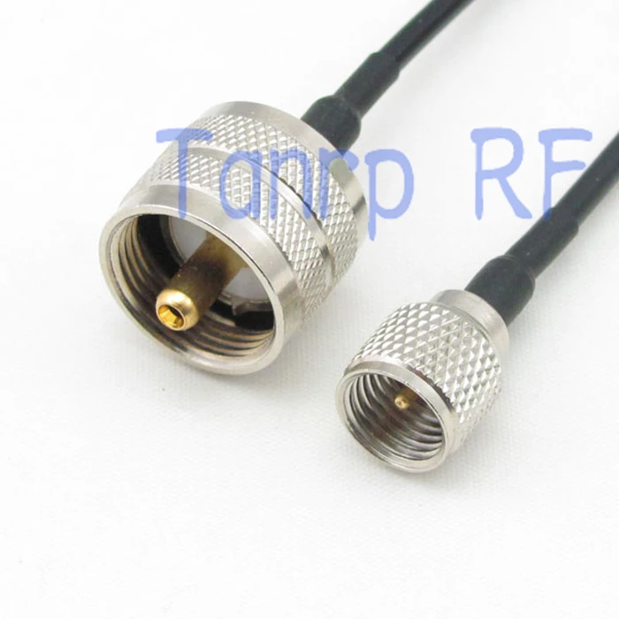 50CM Pigtail coaxial jumper cable RG174 extension cord 20in UHF male PL259 PL-259 plug to mini UHF male RF connector adapter
50CM Pigtail coaxial jumper cable RG174 extension cord 20in UHF male PL259 PL-259 plug to mini UHF male RF connector adapter
