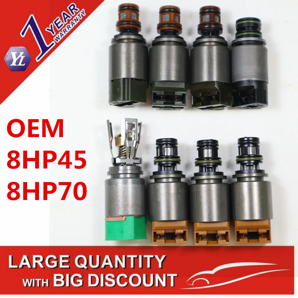 Original OEM 8HP45 8HP70 Solenoid Kit Set For BMW For JAGUAR For RANGE For VOLKSWAGEN
Original OEM 8HP45 8HP70 Solenoid Kit Set For BMW For JAGUAR For RANGE For VOLKSWAGEN