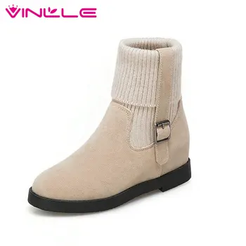 VINLLE 2020 Women Shoes Ankle Boots Square Low Heel Western Style Fashion Round Toe Ladies Motorcycle Shoes Size 34-43
VINLLE 2020 Women Shoes Ankle Boots Square Low Heel Western Style Fashion Round Toe Ladies Motorcycle Shoes Size 34-43