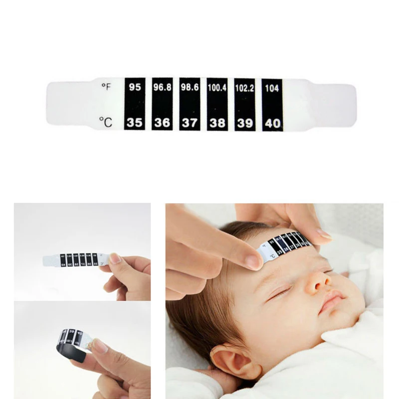 2pcs Forehead Head scale Thermometer Strip Baby ABS baby care Reusable Flexible Toddler Care Health Monitors Kids Toys Teethers
2pcs Forehead Head scale Thermometer Strip Baby ABS baby care Reusable Flexible Toddler Care Health Monitors Kids Toys Teethers