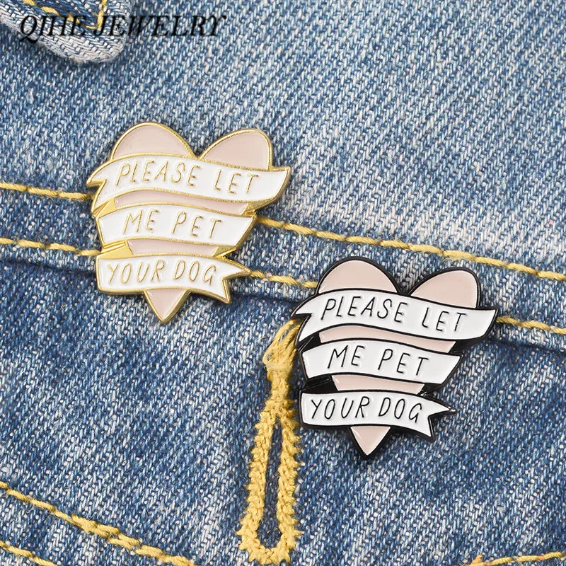 QIHE JEWELRY 2pcs/set Pink Heart Banner Pet Dog Pins Badges Lapel pins Brooches Gift for dog lover Pet lover Dog jewelry
QIHE JEWELRY 2pcs/set Pink Heart Banner Pet Dog Pins Badges Lapel pins Brooches Gift for dog lover Pet lover Dog jewelry