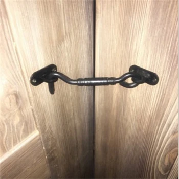 Practical Black Stainless Steel Hook Lock Sliding Door Universal Buckle Lock Barn Hook Door Lock Household Supplies
Practical Black Stainless Steel Hook Lock Sliding Door Universal Buckle Lock Barn Hook Door Lock Household Supplies