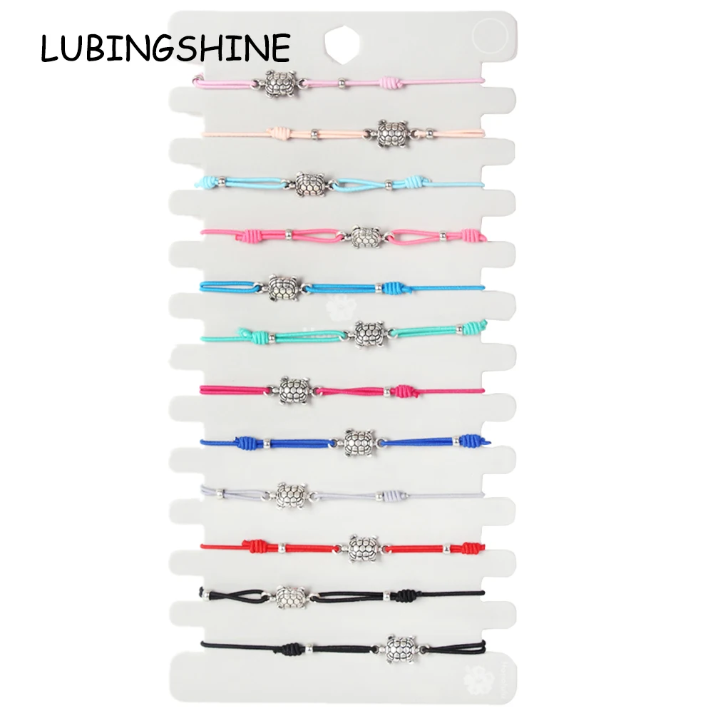 LUBINGSHINE Boho 12pcs/Sets Turtle Charms Knitted Bracelets&Bangles Women Yoga Adjustable Rope Chain Wristband Jewelry Gift
LUBINGSHINE Boho 12pcs/Sets Turtle Charms Knitted Bracelets&Bangles Women Yoga Adjustable Rope Chain Wristband Jewelry Gift