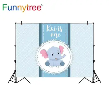 Funnytree customize vinyl photography backdrop cute baby elephant blue lattice name is one ribbon frame newborn photo background
Funnytree customize vinyl photography backdrop cute baby elephant blue lattice name is one ribbon frame newborn photo background