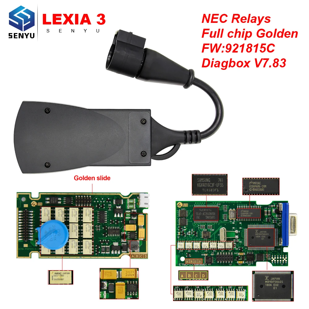 Lexia 3 PP2000 Full Chip 921815C Diagbox V7.83 LEXIA3 For Citroen/Peugeot For PSA OBD OBD2 Scanner Car Diagnostic Auto Tool
Lexia 3 PP2000 Full Chip 921815C Diagbox V7.83 LEXIA3 For Citroen/Peugeot For PSA OBD OBD2 Scanner Car Diagnostic Auto Tool