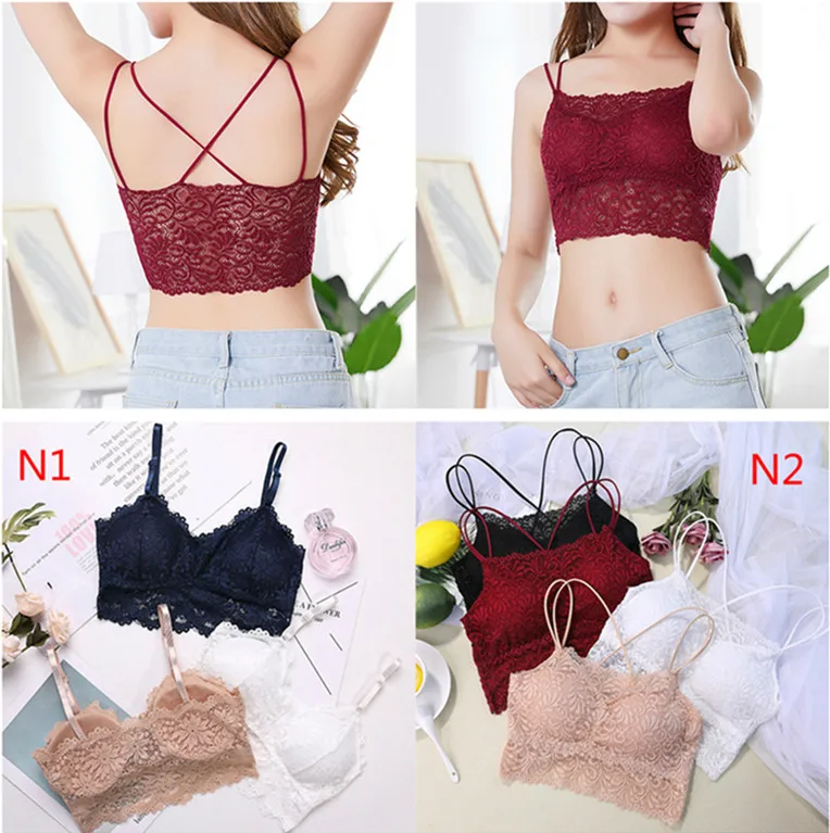Sexy Bra Women Lace Bralette Sexy Lingerie Underwear Wireless Padded Seamless Bra Ultra Strap Padded Bras for Women 
Sexy Bra Women Lace Bralette Sexy Lingerie Underwear Wireless Padded Seamless Bra Ultra Strap Padded Bras for Women