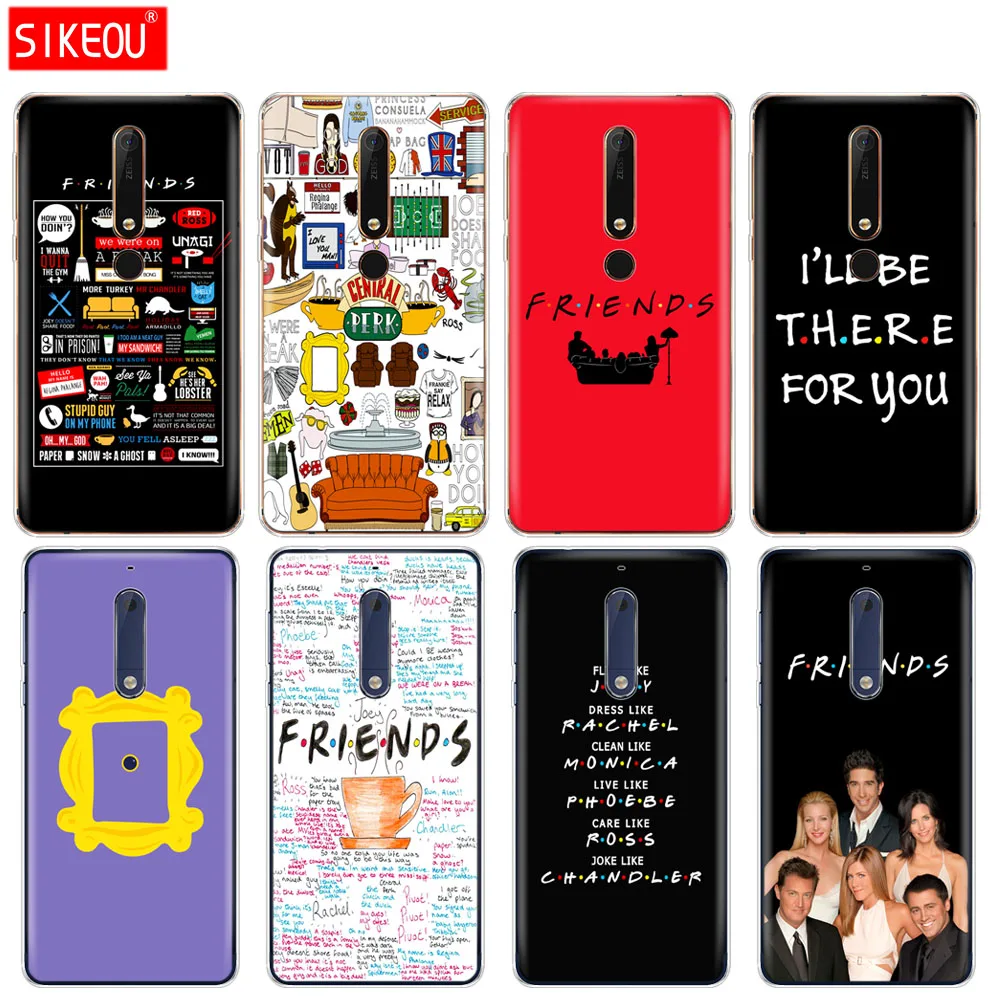 silicone cover phone case for Nokia 5 3 6 7 PLUS 8 9 /Nokia 6.1 5.1 3.1 2.1 6 2018 Friends TV Show Series Sitcom
silicone cover phone case for Nokia 5 3 6 7 PLUS 8 9 /Nokia 6.1 5.1 3.1 2.1 6 2018 Friends TV Show Series Sitcom