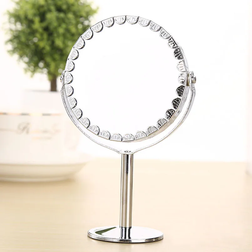 1:2 Magnifier Makeup Mirror Silver Desk Dual Side Cosmetic Makeup Mirrors with Glass Metal Stand Mirror espejo de maquillaje
1:2 Magnifier Makeup Mirror Silver Desk Dual Side Cosmetic Makeup Mirrors with Glass Metal Stand Mirror espejo de maquillaje