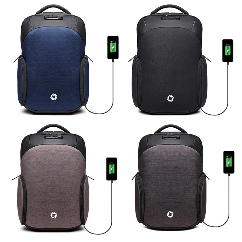 City Laptop Backpack with USB Charging Anti-Theft Zipper Lock Water Resistant Travel Port College Backpacks With Rain Cover
City Laptop Backpack with USB Charging Anti-Theft Zipper Lock Water Resistant Travel Port College Backpacks With Rain Cover