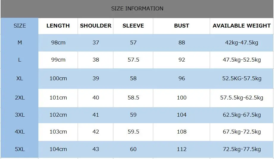 long size 2