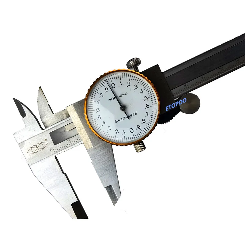 150mm 6inch Shock proof Dial Caliper precision 0-150mm Dial Vernier Caliper micrometer Dial gauge
150mm 6inch Shock proof Dial Caliper precision 0-150mm Dial Vernier Caliper micrometer Dial gauge