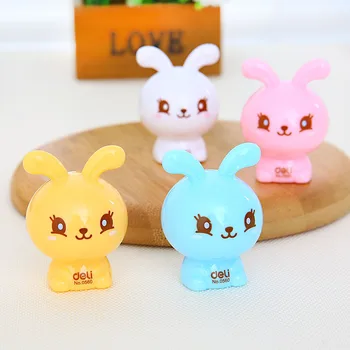 2pcs/lot New Cute Kawaii Pencil Sharpener Lovely Little rabbit Plastic stationery Creative Gifts For Kids school supplies
2pcs/lot New Cute Kawaii Pencil Sharpener Lovely Little rabbit Plastic stationery Creative Gifts For Kids school supplies