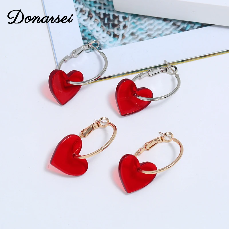 Donarsei Korea Fashion Heart Acrylic Drop Earrings For Women Silver Gold Color Hanging Dangle Earrings Boho Jewelry
Donarsei Korea Fashion Heart Acrylic Drop Earrings For Women Silver Gold Color Hanging Dangle Earrings Boho Jewelry
