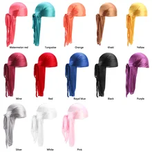Cheap silk Long Tail Scarf Cap Men's Satin Durags Bandanna Turban Wigs Men Silky Durag Headwear Pirate Hat 13 colors
Cheap silk Long Tail Scarf Cap Men's Satin Durags Bandanna Turban Wigs Men Silky Durag Headwear Pirate Hat 13 colors