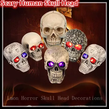 Free Shipping Halloween Props Small Human Skull Replica Resin Skull Head Model Gifts Haunted House Room Escape Horrible Supplies
Free Shipping Halloween Props Small Human Skull Replica Resin Skull Head Model Gifts Haunted House Room Escape Horrible Supplies