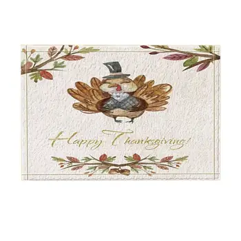 Thanksgiving Decor, Western Turkey Branches and Leaves Against White Backdrop Bath Rugs, Non-Slip Funny Indoor Outdoor Doormat
Thanksgiving Decor, Western Turkey Branches and Leaves Against White Backdrop Bath Rugs, Non-Slip Funny Indoor Outdoor Doormat
