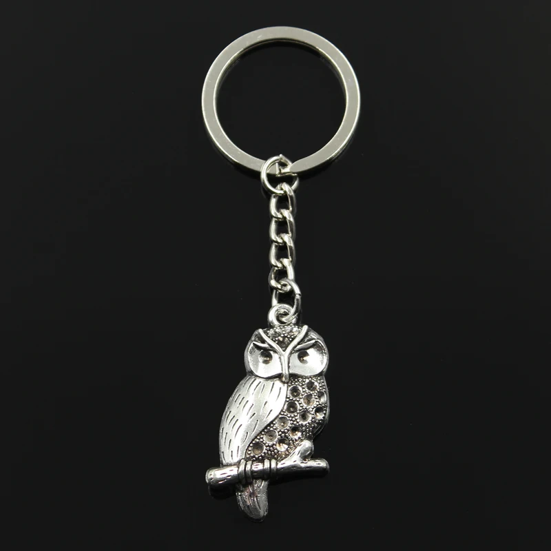 Fashion 30mm Key Ring Metal Key Chain Keychain Jewelry Antique Silver Plated owl 41x22mm Pendant
Fashion 30mm Key Ring Metal Key Chain Keychain Jewelry Antique Silver Plated owl 41x22mm Pendant