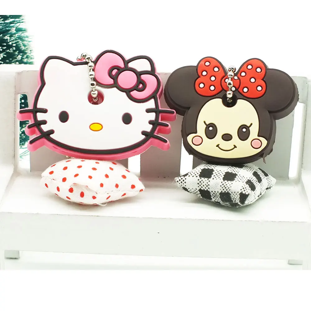 2PCS Cute Anime Cartoon Keychain Silicone Key Cover Hello Kitty Garfield Minnie KeyRing Women Bag Car Key Chain Key Cap
2PCS Cute Anime Cartoon Keychain Silicone Key Cover Hello Kitty Garfield Minnie KeyRing Women Bag Car Key Chain Key Cap