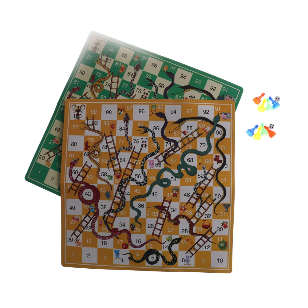 1Pc Portable Snakes and Ladders Puzzle Game For Children Preschool Training Birthday Gift Folding Snake Chess Toys
1Pc Portable Snakes and Ladders Puzzle Game For Children Preschool Training Birthday Gift Folding Snake Chess Toys