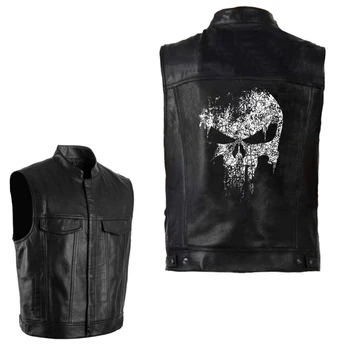 PU Vests Men Leather Skull Hip Hop Sleeveless Jackets Punk Rock Waistcoat Streetwear Outerwear Biker Motorcycle Locomotive Coats
PU Vests Men Leather Skull Hip Hop Sleeveless Jackets Punk Rock Waistcoat Streetwear Outerwear Biker Motorcycle Locomotive Coats