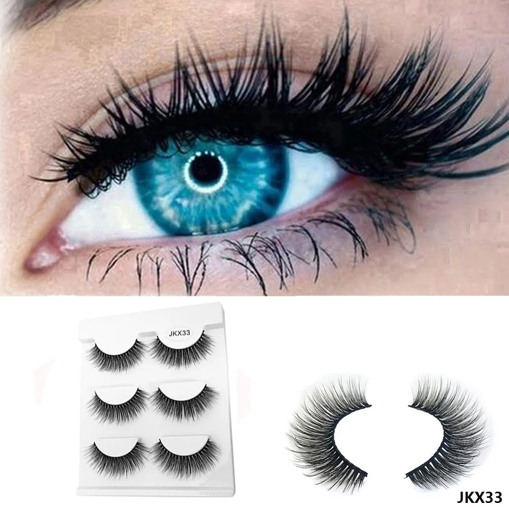 3Pair fake eyelashes natural Luxury 3D False Lashes Fluffy Strip Eyelashes Long Natural Party maquillaje 50*
3Pair fake eyelashes natural Luxury 3D False Lashes Fluffy Strip Eyelashes Long Natural Party maquillaje 50*