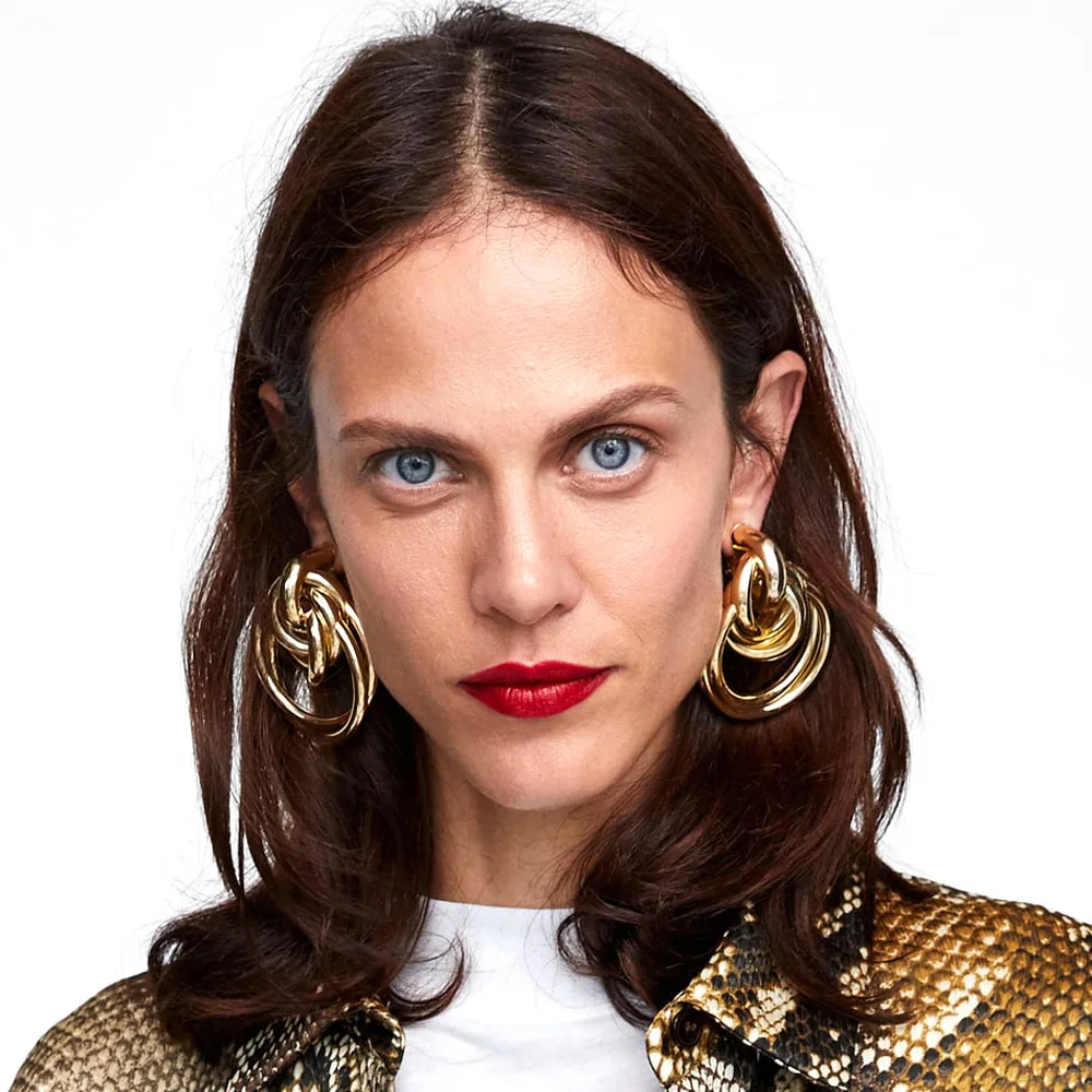 AENSOA Unique 2 Style Gold Silver Twist Alloy Earrings For Women Big Small Statement Irregular Geometric Earring Fashion Jewelry
AENSOA Unique 2 Style Gold Silver Twist Alloy Earrings For Women Big Small Statement Irregular Geometric Earring Fashion Jewelry