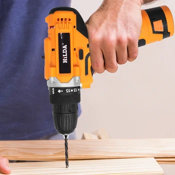 Electric Drill With Rechargeable Lithium Battery Electric Screwdriver Cordless Screwdriver Two-speed Power Tools 12V
Electric Drill With Rechargeable Lithium Battery Electric Screwdriver Cordless Screwdriver Two-speed Power Tools 12V