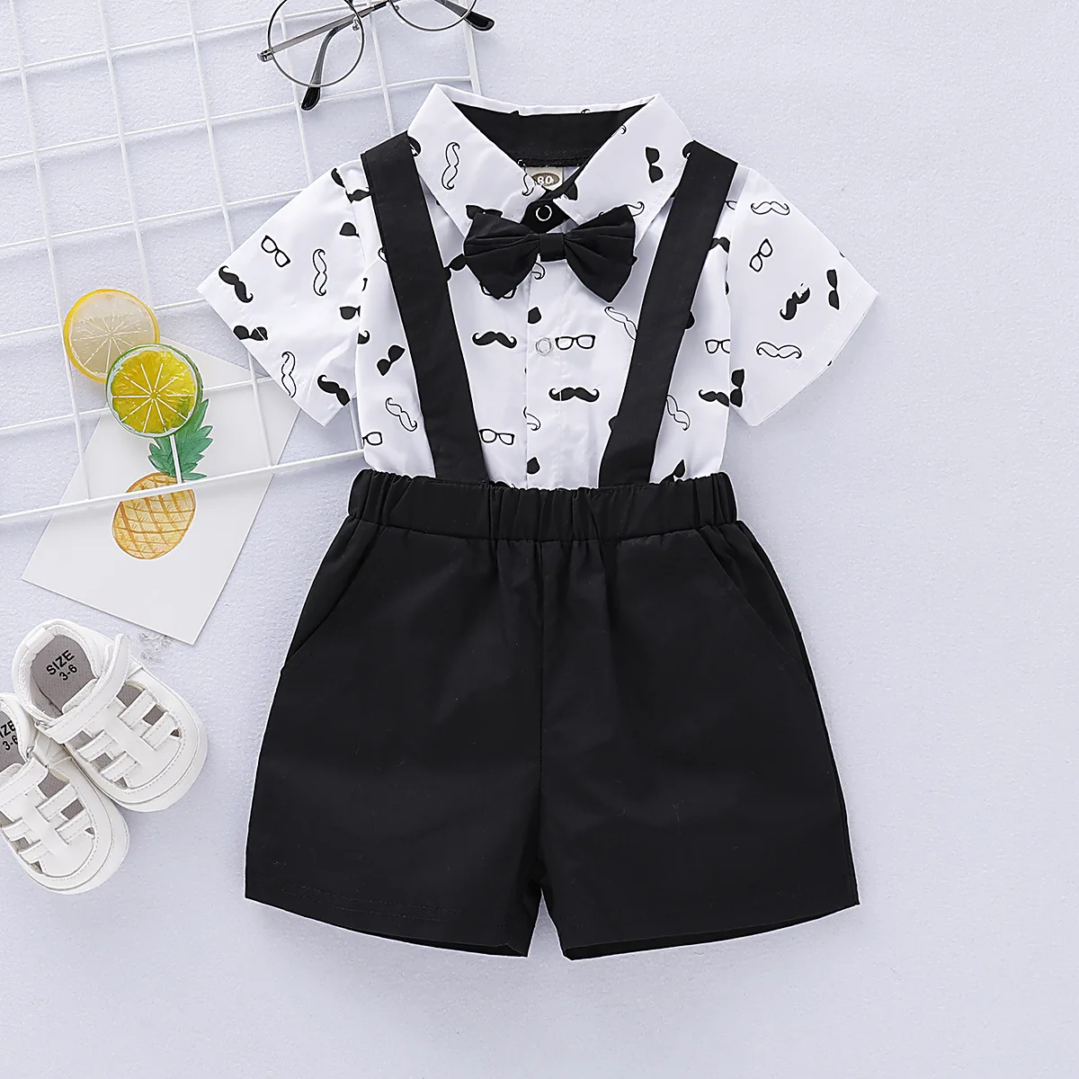 Summer Newborn Baby Boys Clothing Sets Boy Gentleman T-shirts+Sling Shorts Infant Boy Outfits 2Pcs Clothes Set Bebes Tracksuit
Summer Newborn Baby Boys Clothing Sets Boy Gentleman T-shirts+Sling Shorts Infant Boy Outfits 2Pcs Clothes Set Bebes Tracksuit