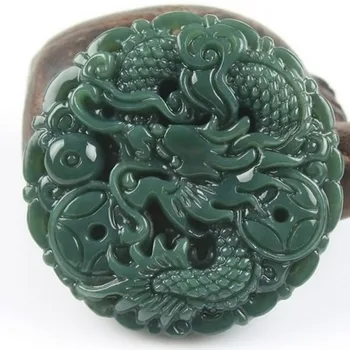 Natural Real HETIAN Stone Pendant Carved Chinese Dragon Lucky pendants Amulet Pendant Necklace Fashion Jewelry Free Rope
Natural Real HETIAN Stone Pendant Carved Chinese Dragon Lucky pendants Amulet Pendant Necklace Fashion Jewelry Free Rope