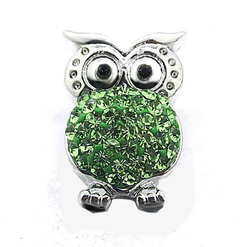 Wholesale metal Rhinestone Snap Buttons W088 owl Alloy Diy Jewelry fit 18mm Snap button Necklaces/Bracelets for women 
Wholesale metal Rhinestone Snap Buttons W088 owl Alloy Diy Jewelry fit 18mm Snap button Necklaces/Bracelets for women