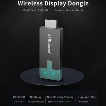 MiraScreen D4 TV Stick 2.4G+5G 1080P HDMI Miracast Airplay WiFi Display Receiver Dongle Support for Windows Andriod IOS
MiraScreen D4 TV Stick 2.4G+5G 1080P HDMI Miracast Airplay WiFi Display Receiver Dongle Support for Windows Andriod IOS