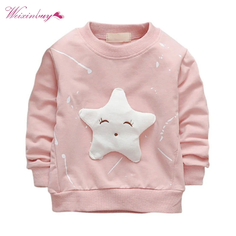 Baby's T-Shirts Autumn Long Sleeve Star Pattern Printed Casual Shirt Kids Boys Girls Clothing Pullovers
Baby's T-Shirts Autumn Long Sleeve Star Pattern Printed Casual Shirt Kids Boys Girls Clothing Pullovers